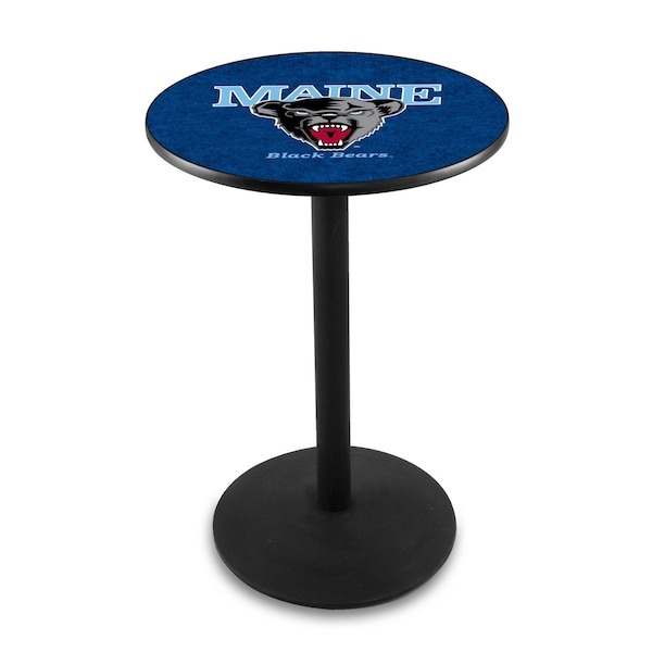 36" Blk Wrinkle Maine Pub Table